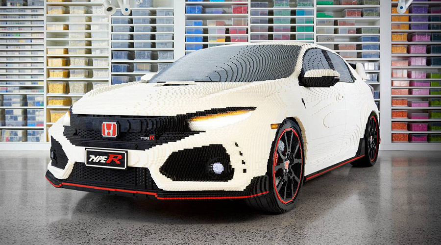 Life-size LEGO® Honda Civic Type R Makes World Debut