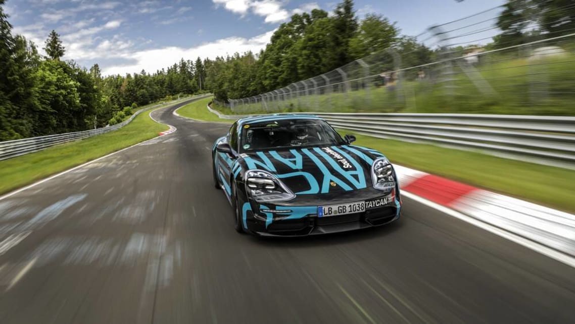 Porsche Taycan 2020 claims Nurburgring record