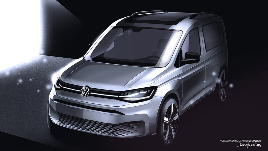New VW Caddy 2021 previewed: Next-gen LCV to gain sporty design elements