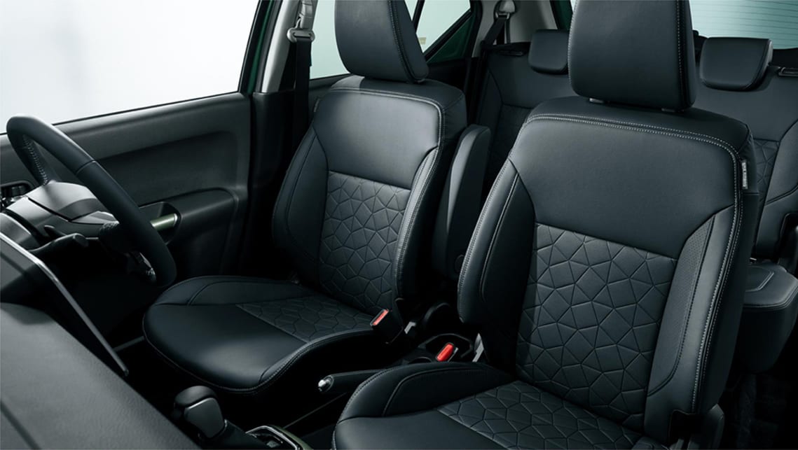 Faux leather is a new upholstery option for the Ignis.