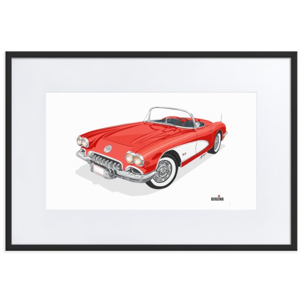 Benzina® 59 Corvette Roadster Print
